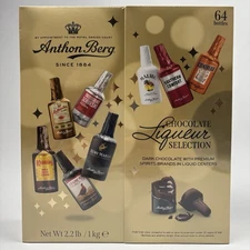 Anthon Berg Dark Chocolate Liqueur Liquor Bottles 64 count 2.2 lbs