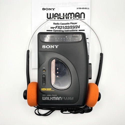 Sony Walkman WM-FX23 AM/FM Cassette Player - New Belt - Reconditioned