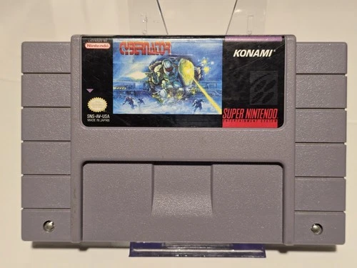 Cybernator (Super Nintendo SNES, 1992) Tested Authentic