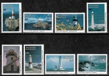 Antigua 1998 - Lighthouses - Set of 8 Stamps - Scott #2140-7 - MNH
