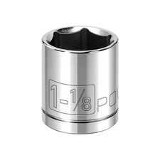 Powerbuilt 12 Inch Drive X 1-18 Inch 6 Point Shallow Socket - 940084 Powerbuilt 12 Inch Drive X 1-18 Inch 6 Point Shallow Socket - 940084