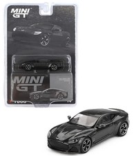 Mini GT 1:64 Aston Martin DBS 007 Edition Black Diecast Model Car MGT01008