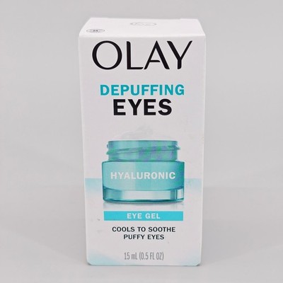 Olay Depuffing Eyes Hyaluronic Eye Gel Cooling Treatment 0.5 fl oz 15 mL