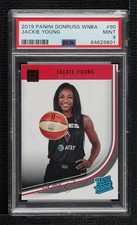 2019 Panini Donruss WNBA Rated Rookie Jackie Young #90 PSA 9 MINT Rookie RC 1c7