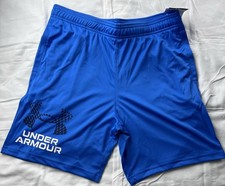 Under Armour Boys Loose Fit Athletic Shorts Blue Youth XL YXL New