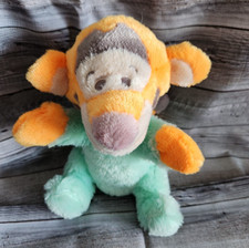 Disney Winnie the Pooh Baby Tigger Rattle Plush 8" Stuffed Animal Toy Vintage