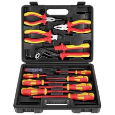 Insulated Screwdriver & Pliers Set, 1000V Electrical Tools for Electrician Ma...