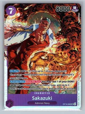 The Time of Battle #OP16-065 Sakazuki