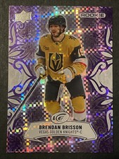 2024-25 Upper Deck Ice Emerald Purple Parallel Brendan Brisson Rookie #148