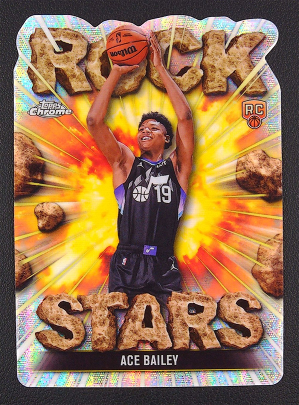 2025-26 Topps Chrome Ace Bailey Die-Cut Rock Stars Rookie RC Case Hit SSP