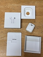 NOT TESTED read descrip. Apple AirPods 2nd Gen Genuine In-Ear Bluetooth w box