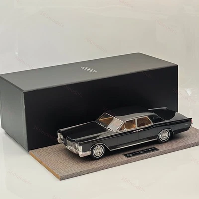 1/18 Lincoln Continental Sedan 1968 Black Resin Model Car Limited Collection - Photo 1/4