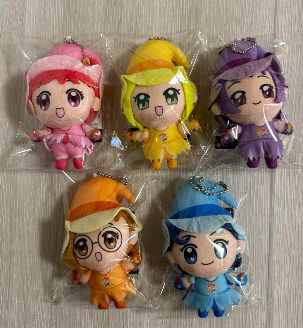Magical Doremi Ojamajo Doremi SET 5 Plush Mascot Key Chain