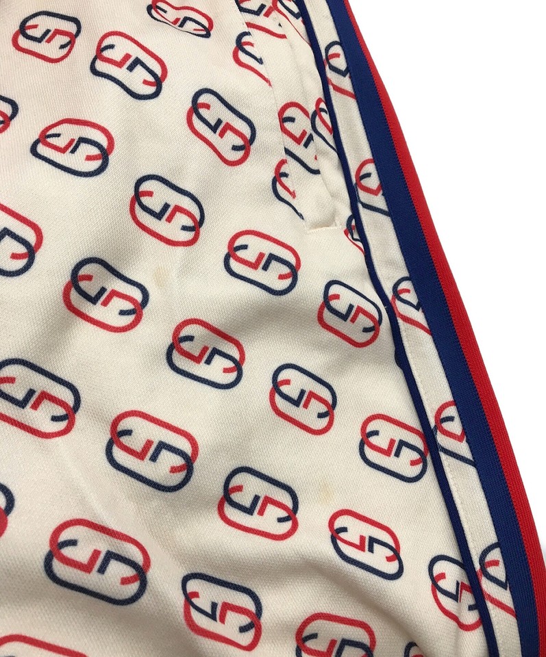 GUCCI/ Interlocking G Sideline Track Pants Red x Navy Size M eBay