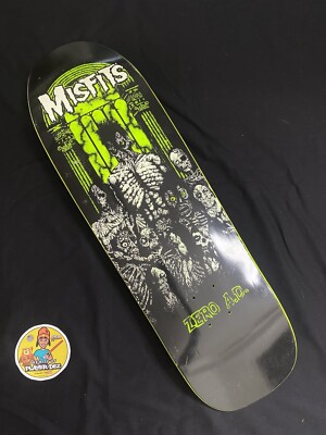 RARE MISFITS ZERO A.D. SKATEBOARD DECK SHAPED LIMITED EDITION