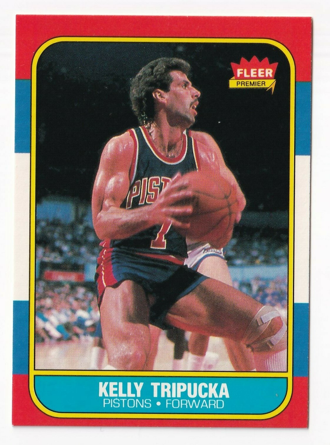 Kelly Tripucka Rookie Detroit Pistons 198687 Fleer 115 NM eBay