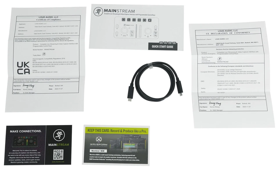 Mackie MainStream Bus Powered Live Streaming Interface w/HDMI/XLR/1/4"/USB-C - Image 4 of 4