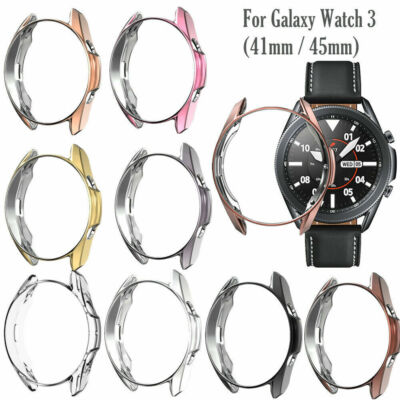 Watch Frame Shell Protective Case For Samsung Galaxy Watch 3 41mm 45mm 46mm