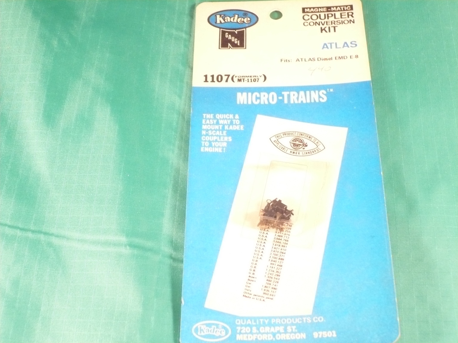 MicroTrains / Kadee N 1107 Coupler Conversion Kit, Atlas