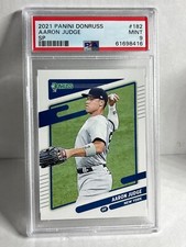 2021 PANINI DONRUSS SP AARON JUDGE YANKEES PSA 9