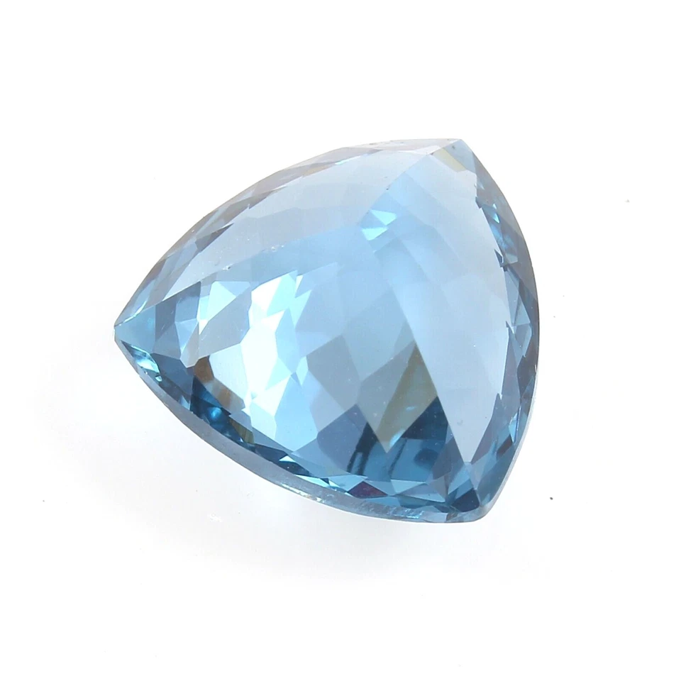 AAA Natural Impecable Azul Laguna Turmalina Trillón Piedras Preciosas Sueltas Corte 16x16 MM Foto 4 de 4