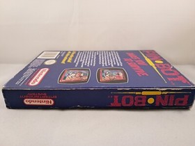 Pin Bot Game (Nintendo NES System 1990) Original CIB Complete w Manual Very Good