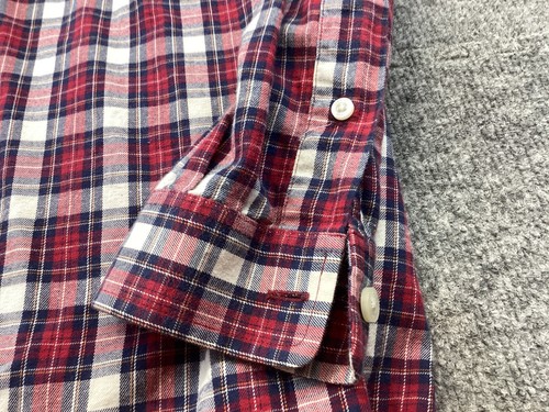 Vineyard Vines Shirt Boys X-Large Red Plaid Button Down Whale - Picture 4 of 12