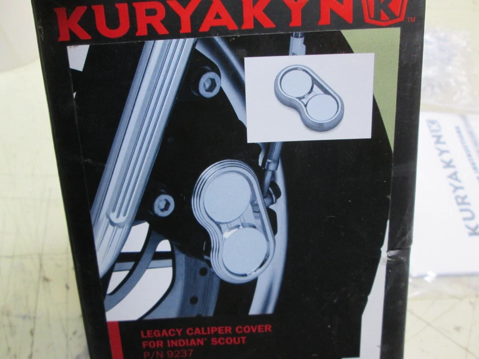 KURYAKYN 9237 CLASSIC CALIPER COVER 2015-19 INDIAN SCOUT CHROME - Image 2 of 3