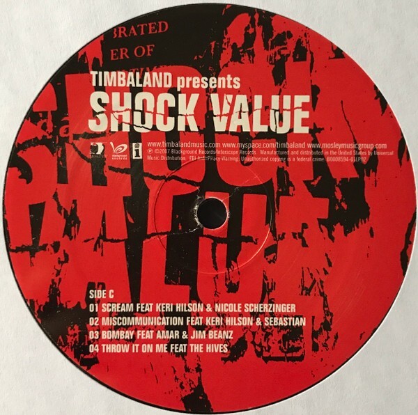 Timbaland / Shock Value 2007 US Original 2LP Vinyl Justin