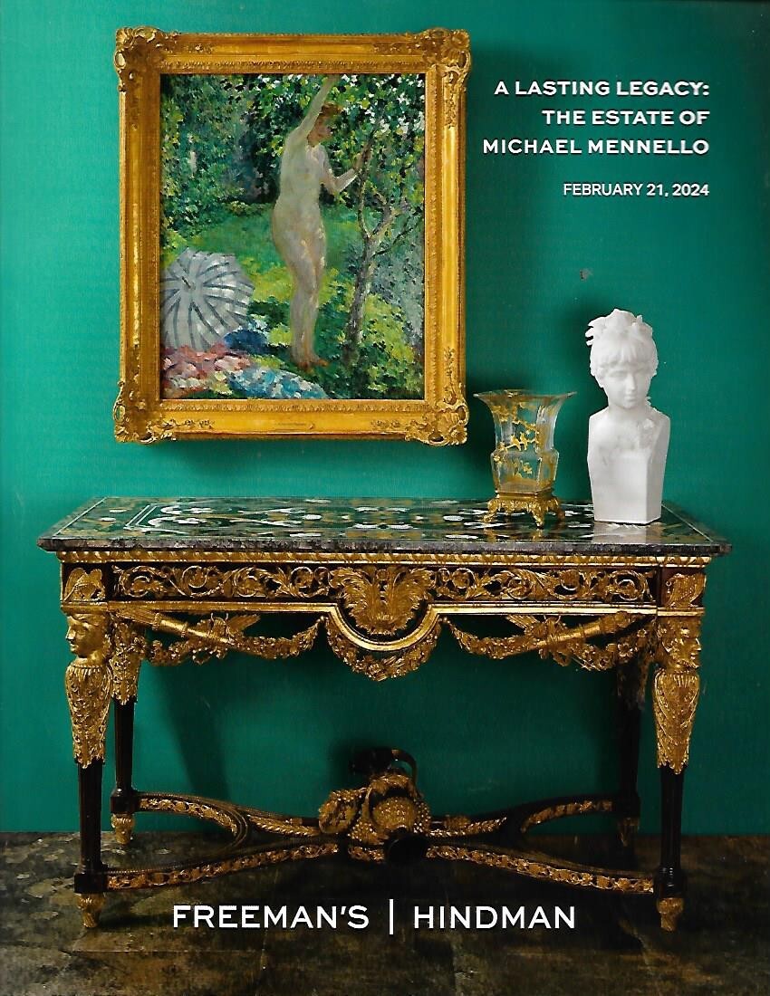 Freeman Hindman / Michael Mennello Estate Palm Beach Auction Catalog