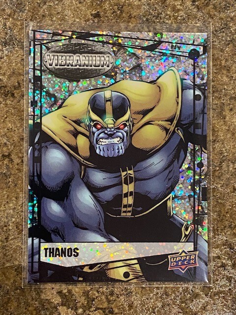 2015 Marvel Vibranium Raw Insert #15 THANOS Combo Ship NM/MINT😍😍😍*