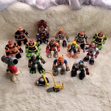 Vintage Rescue Heroes Mattel Fisher Price 15 Piece Late 90s- Early 2000s
