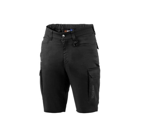 NEW! Sparco FTW Hawaii Bermuda Work Shorts Black/Navy Blue Workwear - Zdjęcie 6 z 9
