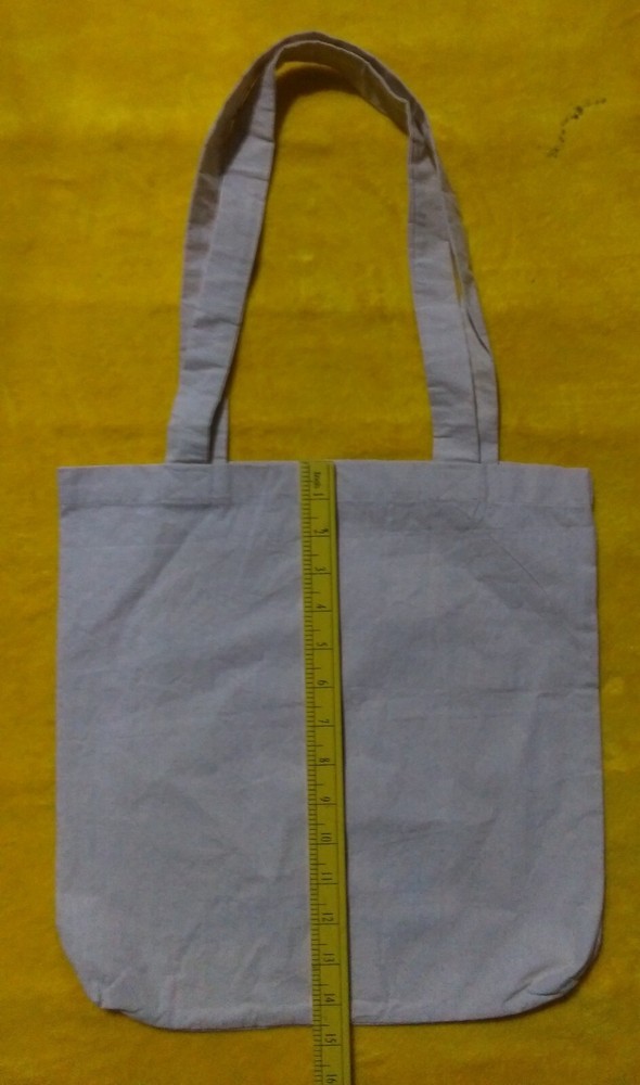 Eco-Friendly Hand-Painted Cotton Tote Bag - Washable & Reusable