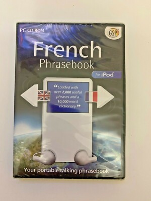  French Phrasebook for IPod by Maximum Games Ltd (CD-ROM, 2007)