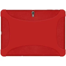 For Samsung GALAXY Tab S 10.5 inch Rugged Silicone Skin Jelly Case Cover - Red
