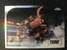 2020 WWE Topps Chrome Refractor #29 Ivar The Viking Raiders