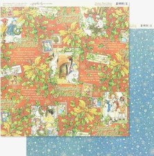 Graphic 45 Christmas Magic Collection 12 x 12 Merry Memories Cardstock