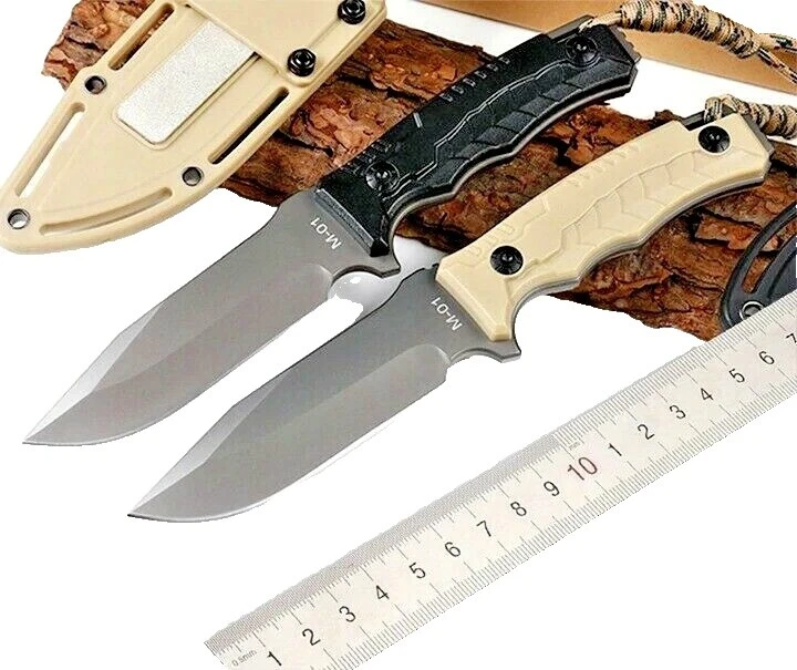 Clip Point Titanium Handle Everyday Carry Collectible Modern Fixed Blade Knives