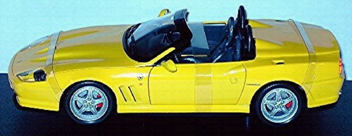 Ferrari 550 Barchetta Pininfarina Roadster 2001 Yellow 1:18 Hot Wheels - Picture 2 of 4