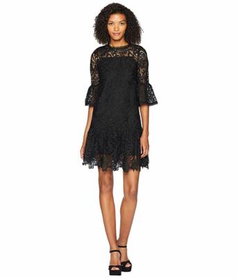 chinese dress ladies Monique Lhuillier Strapless Side Lace Inset Dress – New Yorker's Apparel main image 0