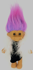 Tracey Troll Doll Russ Purple Pink Hair 7 inch Vintage 1990s