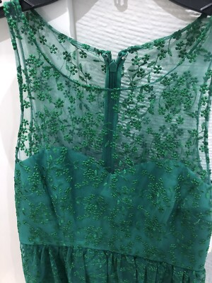 green dress net a porter REBECCA VALLANCE Dionne Midi Dress (Golf Green)