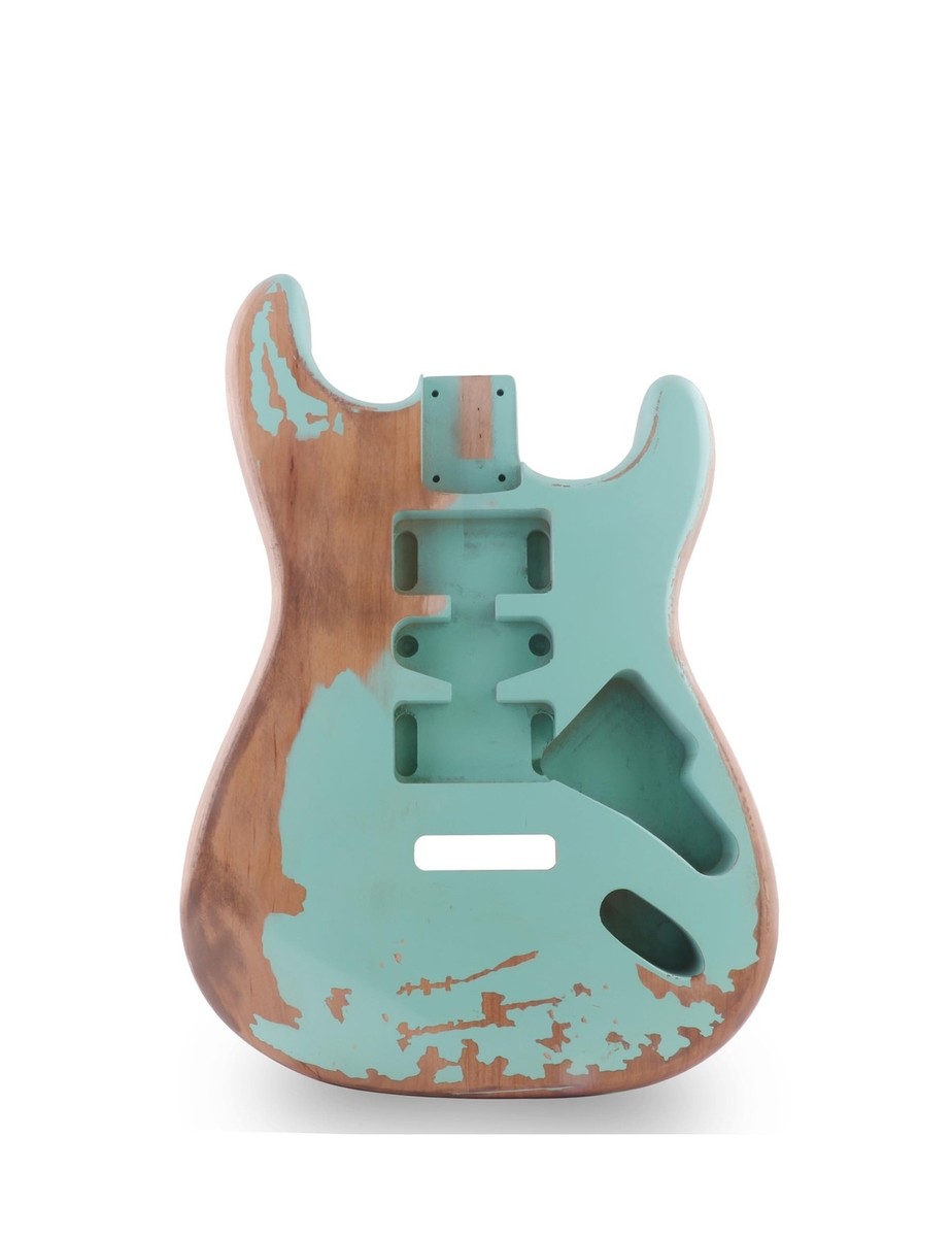 Relic Electric Guitar Body Nitro Top Alder Wood ST Style DIY