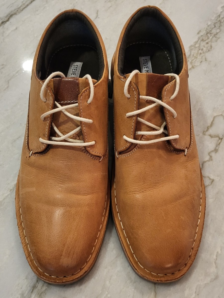 Steve Madden Mens Harpoon Oxford Tan Sz 11 | eBay display picture 3