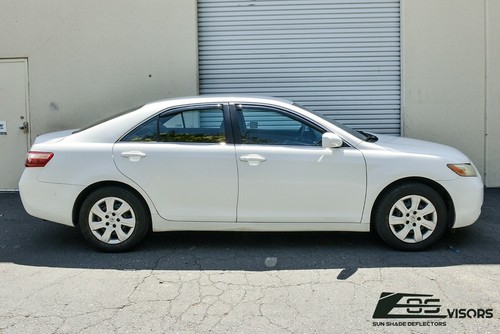 EOS For 07-11 Toyota Camry | JDM In-Channel Side Vents Window Visors Rain Guards - Picture 3 of 12