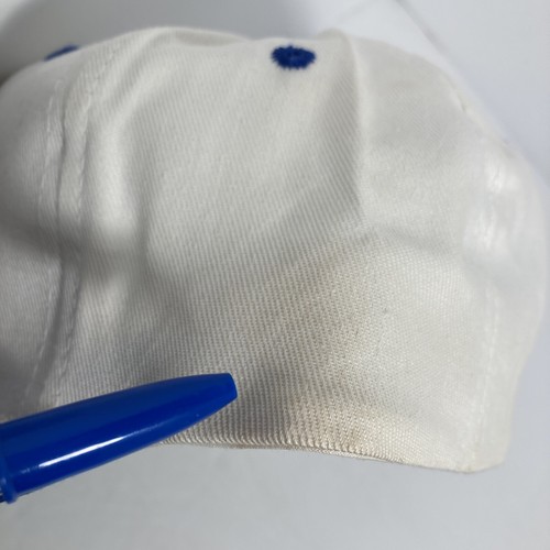 Vintage JOE NEMECHEK #87 Racing Snapback Truckers Hat White and Blue - Picture 7 of 10