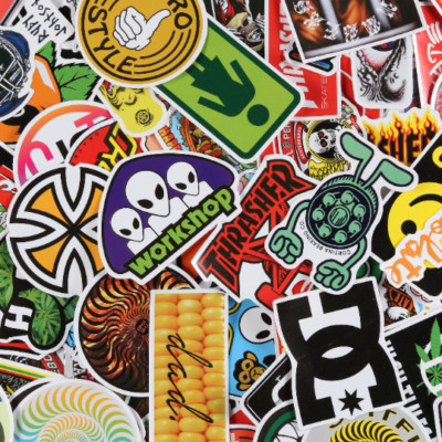 100pcs Random Vinyl Laptop Skateboard Stickers bomb Luggage Decals Dope Stickers