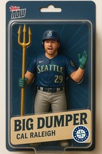 Cal Raleigh Seattle Mariners 4x6 PHOTO of Big Dumper action figure
