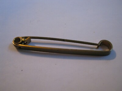Interesting Edward VII Era 1 3/4'' Lapel Pin Tie Bar Brooch for Engraving or DIY